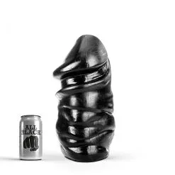 Masturbators winkel 4 All Black - Anaal Dildo 32 X 16.5 Cm - Zwart
