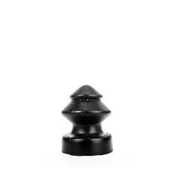 All Black - Buttplug 14.5 X 19 Cm - Zwart -Masturbators winkel All Black Buttplug 14 5 x 19 cm zwart 3
