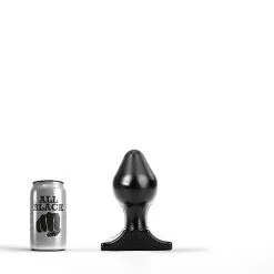 Masturbators winkel 16 All Black - Buttplug 16 X 8 Cm - Zwart