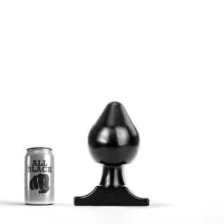 Masturbators winkel 22 All Black - Buttplug 19 X 11 Cm - Zwart