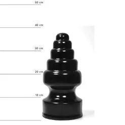 All Black - Buttplug 27 X 13.5 Cm - Zwart -Masturbators winkel All Black Buttplug 27 x 13 5 cm zwart 4