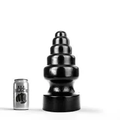 Masturbators winkel 26 All Black - Buttplug 27 X 13.5 Cm - Zwart