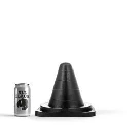 All Black - Prisma Buttplug 19 X 5 Cm - Zwart