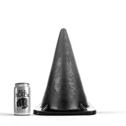 All Black - Prisma Buttplug 30 X 18 Cm - Zwart