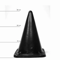 All Black - Prisma Buttplug 30 X 18 Cm - Zwart -Masturbators winkel All Black Prisma Buttplug 30 x 18 cm zwart 5
