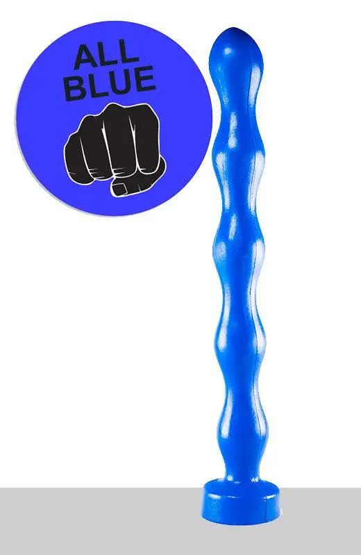 All Black All Blue - Anaal Kralen 41,5 X 4,3 Cm - Blauw 7 All Black All Blue - Anaal Kralen 41,5 X 4,3 Cm - Blauw - Afbeelding 5