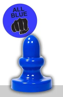 All Black All Blue - Buttplug 17 X 8 Cm - Blauw -Masturbators winkel All Blue Buttplug 17 x 8 cm blauw 5