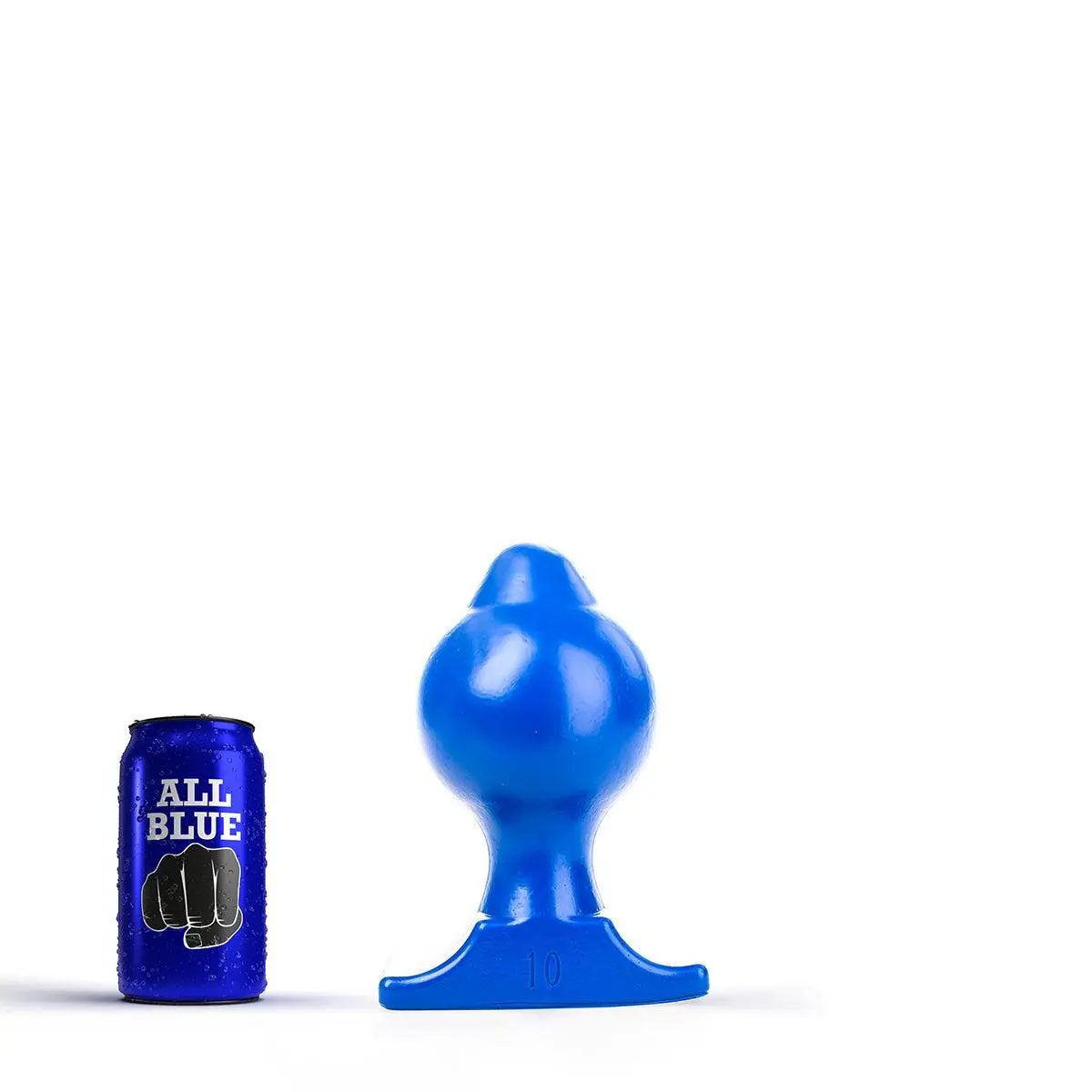 All Black All Blue - Buttplug 18 X 10 Cm - Blauw 3 All Black All Blue - Buttplug 18 X 10 Cm - Blauw