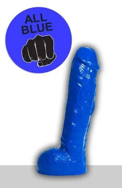 All Black All Blue - Dildo 29 X 5,5 Cm - Blauw -Masturbators winkel All Blue Dildo 29 x 55 cm blauw 6