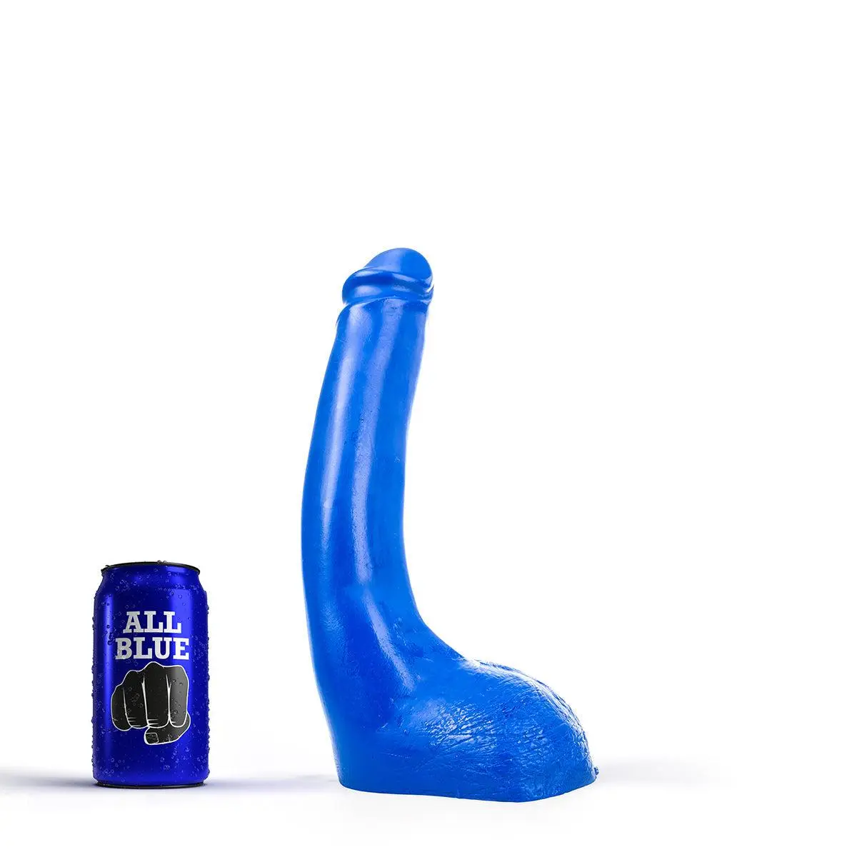 All Black All Blue - Dildo 32 X 5,5 Cm - Blauw 3 All Black All Blue - Dildo 32 X 5,5 Cm - Blauw