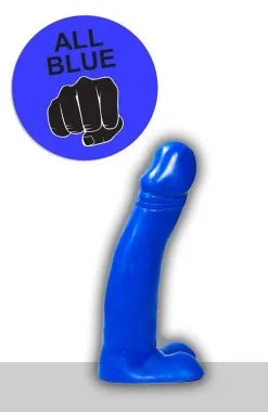 All Black All Blue - Dildo 34 X 5,5 Cm - Blauw -Masturbators winkel All Blue Dildo 34 x 55 cm blauw 6