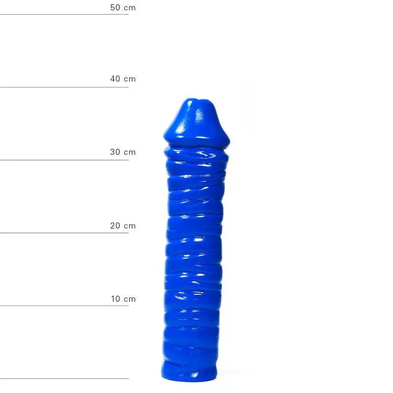 All Black All Blue - Dildo 38 X 8,5 Cm - Blauw 9 All Black All Blue - Dildo 38 X 8,5 Cm - Blauw - Afbeelding 7
