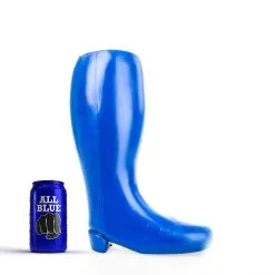 All Black All Blue - Laars Dildo 31 X 12.5 Cm - Blauw