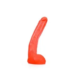 All Black All Red - Dildo 29 X 5 Cm - Rood -Masturbators winkel All Red Dildo 29 x 5 cm rood 3