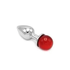 Kiotos Steel Aluminium Buttplug Met Glinsterende Ronde Siersteen - Rood 12 Kiotos Steel Aluminium Buttplug Met Glinsterende Ronde Siersteen - Rood -Masturbators winkel Aluminium Buttplug met Glinsterende Ronde Siersteen rood 3