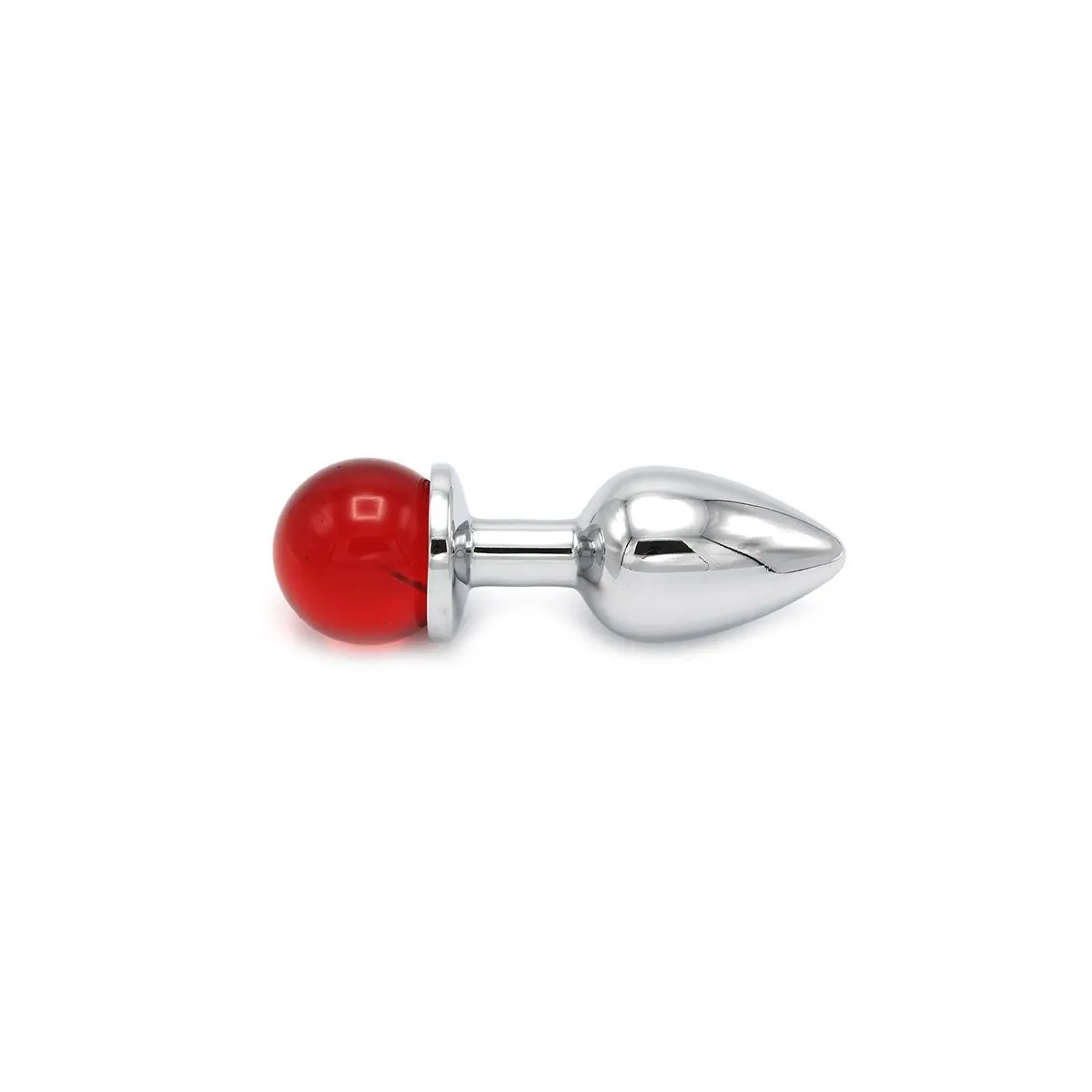 Kiotos Steel Aluminium Buttplug Met Glinsterende Ronde Siersteen - Rood 10 Kiotos Steel Aluminium Buttplug Met Glinsterende Ronde Siersteen - Rood - Afbeelding 8