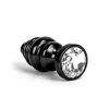 Kiotos Aluminum Geribbelde Buttplug Met Kristal - Zwart 1 Kiotos Aluminum Geribbelde Buttplug Met Kristal - Zwart -Masturbators winkel Aluminum Geribbelde Buttplug met kristal zwart 5b86e8df 29f0 44dc b913 656b999f09a9