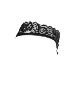 Amorable - G String - Open Kruis - One Size - Zwart - Burlesque Slipje Met Kanten Ruche -Masturbators winkel Amorable G String Open Kruis One Size Zwart Burlesque Slipje Met Kanten Ruche 6