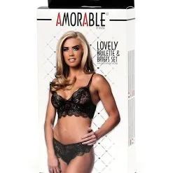 Amorable By Rimba - Bralette Met Slipje Van Zwart Kant -Masturbators winkel Amorable by Rimba Bralette Met Slipje Van Zwart kant 3 940572e4 b693 4893 aca2 b1d0acda04a3