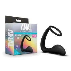 Anal Adventures - Platinum Anaal Plug Met Cockring - Zwart -Masturbators winkel Anal Adventures Platinum Anaal Plug Met Cockring zwart 5 8326c5fa 4269 4150 9af9 ea4ae6ade874