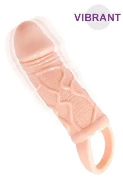 Baile Vibrerende Penis Sleeve - Lichte Huidskleur