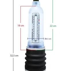 Bathmate - HydroXtreme 9 Penispomp - Transparant -Masturbators winkel Bathmate Hydroxtreme 9 Penispomp transparant 3
