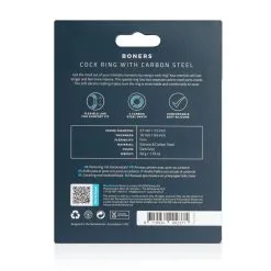 Boners - Cockring Met Stalen Kern - Zwart -Masturbators winkel Boners Cockring Met Stalen Kern Zwart 4 2903a92e c328 4037 8b11 2071aed940ad