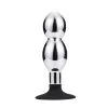 Kiotos Buttplug Aluminium Met 2 Ballen En Zuignap -Masturbators winkel Buttplug aluminium met 2 ballen en zuignap