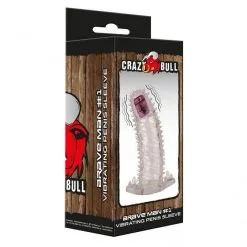 Crazy Bull Vibrerende Penis Sleeve Brave Man 1 -Masturbators winkel Crazy Bull Vibrerende Penis Sleeve Brave Man 1 6