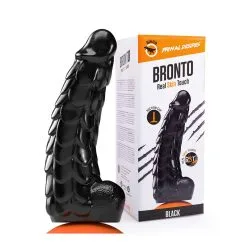 Dinoo - Primal Desires Extra Grote Dildo Met Zuignap Bronto - Zwart
