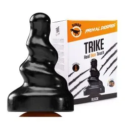 Dinoo - Primal Desires Extra Grote Dildo Met Zuignap Trike - Zwart