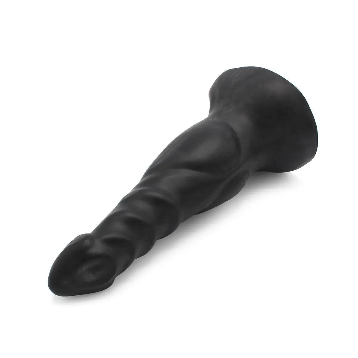 Dinoo - XXL Anaal Dildo Horse Dong Van TPE - Zwart 8 Dinoo - XXL Anaal Dildo Horse Dong Van TPE - Zwart - Afbeelding 6