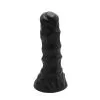Dinoo - XXL Anaal Dildo Met Ribbels Van TPE - Zwart -Masturbators winkel Dinoo XXL Anaal Dildo met Ribbels van TPE zwart