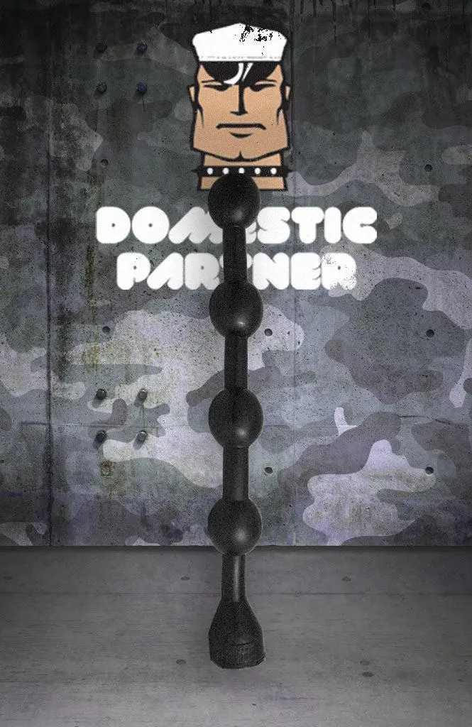 Domestic Partner - Anaal Kralen Butt Man 50 X 6 Cm - Zwart 4 Domestic Partner - Anaal Kralen Butt Man 50 X 6 Cm - Zwart - Afbeelding 2