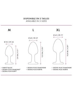 Dorcel - Geisha Buttplug Met Bewegende Metalen Balletjes En Witkristal - Maat XL -Masturbators winkel Dorcel Geisha Buttplug Met bewegende Metalen Balletjes En Witkristal Maat XL 3 16dad2d6 6b00 479a b238 f034fe8e825a