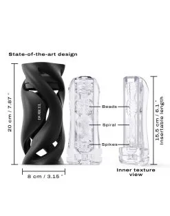 Dorcel - Masturbator Met Sleeve Deep Blow - Wit -Masturbators winkel Dorcel Masturbator met Sleeve DEEP BLOW wit 5