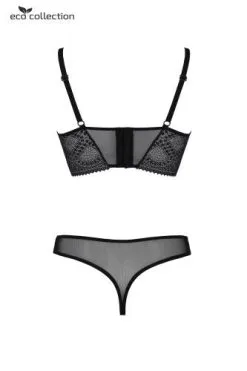 ECO Fashion ECO Passion - Drosera Bustier Set - Zwart 7 ECO Fashion ECO Passion - Drosera Bustier Set - Zwart -Masturbators winkel ECO Passion Drosera Bustier Set zwart 2