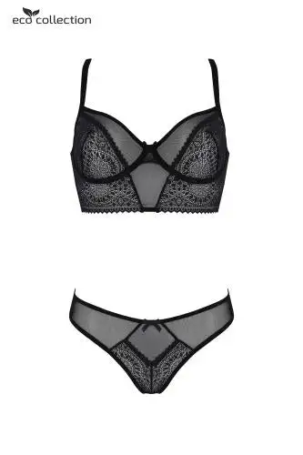 ECO Fashion ECO Passion - Drosera Bustier Set - Zwart 3 ECO Fashion ECO Passion - Drosera Bustier Set - Zwart