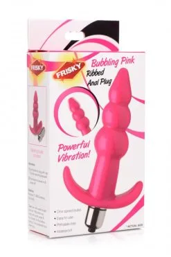 Frisky - Bubbling Vibrerende Anaalplug Met Ribbels - Roze 9 Frisky - Bubbling Vibrerende Anaalplug Met Ribbels - Roze -Masturbators winkel Frisky Bubbling Vibrerende Anaalplug Met Ribbels Roze 4