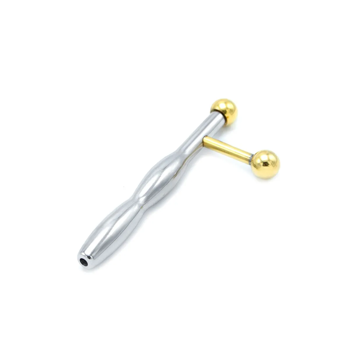 Kiotos Steel Holle Penis Stick Steel & Gold 7 Kiotos Steel Holle Penis Stick Steel & Gold - Afbeelding 5