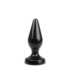 I Love Butt I ♥ Butt - Klassieke Buttplug - L - Zwart