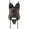 Cottelli Collection Kanten Bustier Met Jarretels -Masturbators winkel Kanten bustier met jarretels
