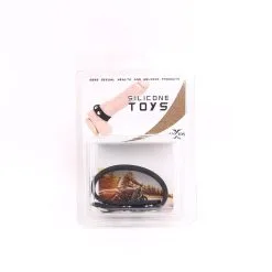 Kiotos Cockstrap Van Siliconen Met Drukknopen -Masturbators winkel Kiotos Cockstrap van siliconen met drukknopen 3