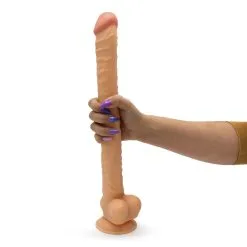 Kiotos Cox - Mega Dildo XXL 40 X 3.7 Cm - Lichte Huidskleur -Masturbators winkel Kiotos Cox MEGA Dildo XXL 40 x 3 7 cm lichte huidskleur 3