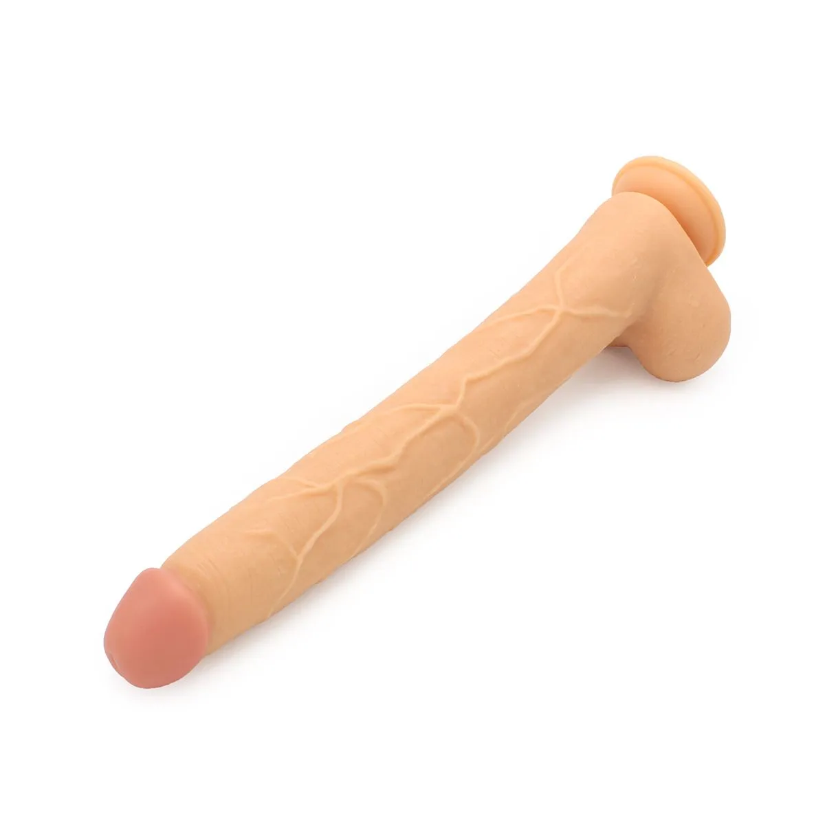 Kiotos Cox - Mega Dildo XXL 43 X 5.5 Cm - Lichte Huidskleur 8 Kiotos Cox - Mega Dildo XXL 43 X 5.5 Cm - Lichte Huidskleur - Afbeelding 6