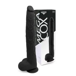 Kiotos Cox - Mega Dildo XXL 43 X 5.5 Cm - Zwart
