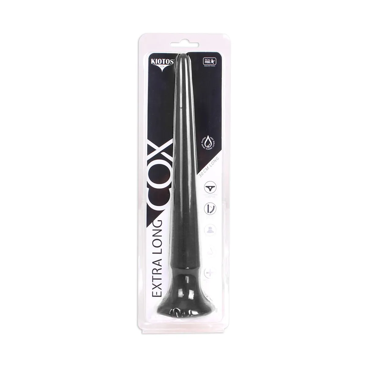 Kiotos Cox - XXL Dildo Van 30 Cm Lang Met Diameter Van 12 Mm > 30 Mm - Zwart 8 Kiotos Cox - XXL Dildo Van 30 Cm Lang Met Diameter Van 12 Mm > 30 Mm - Zwart - Afbeelding 6