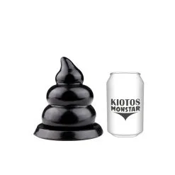 Kiotos Monstar - Buttplug BASTIAN 13.5 X 8 Cm - Zwart