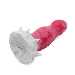 Kiotos Monstar - Dildo Beast 24 - 21 X 6 Cm - Roze/Grijs/Wit -Masturbators winkel Kiotos Monstar Dildo Beast 24 21 x 6 cm rozegrijswit 8