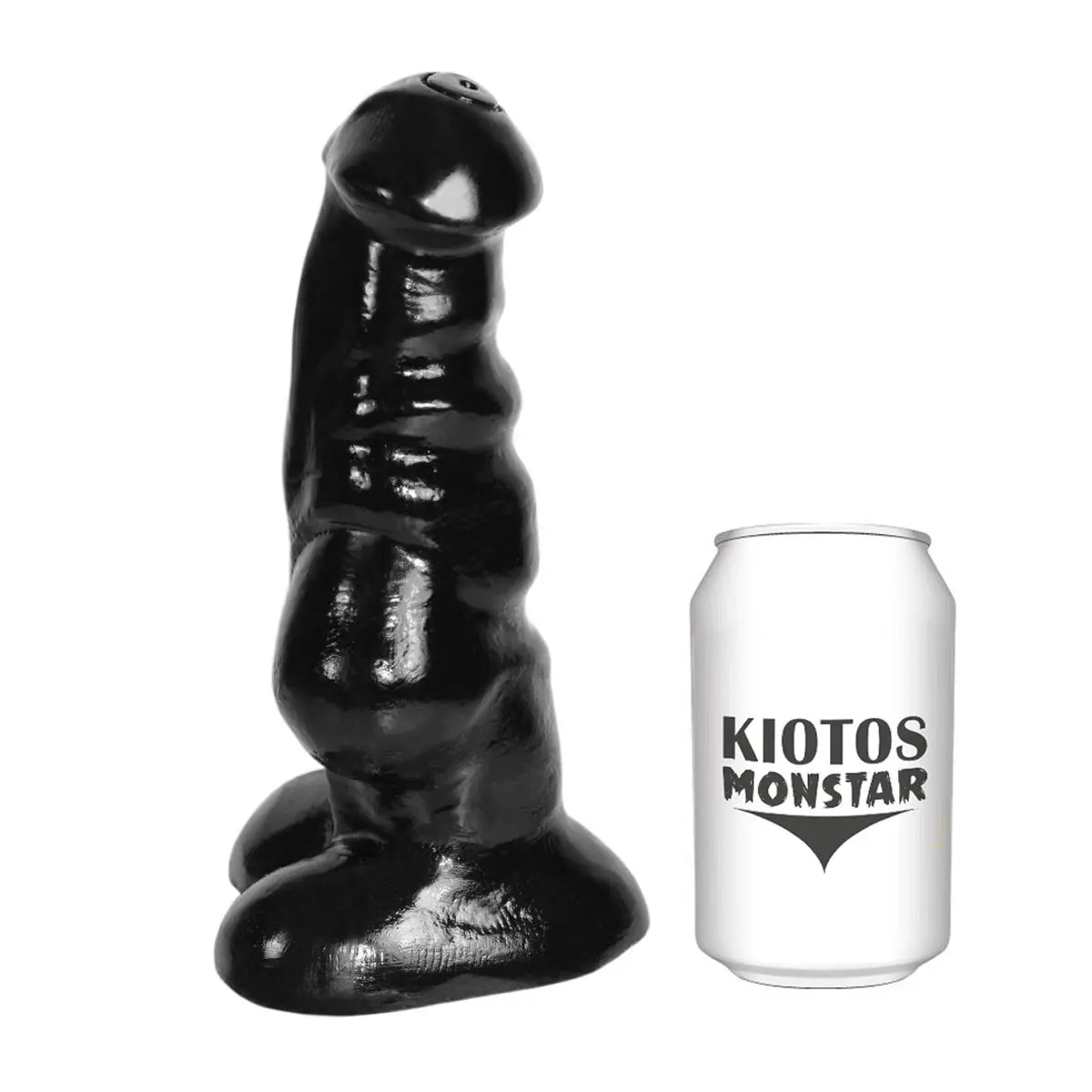Kiotos Monstar - Ribbed Dildo DRAKE 24 X 8.5 Cm - Zwart 3 Kiotos Monstar - Ribbed Dildo DRAKE 24 X 8.5 Cm - Zwart